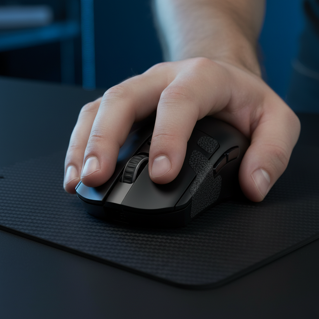 Grip Tape Placement: Enhancing Stability for Large Palm Grips