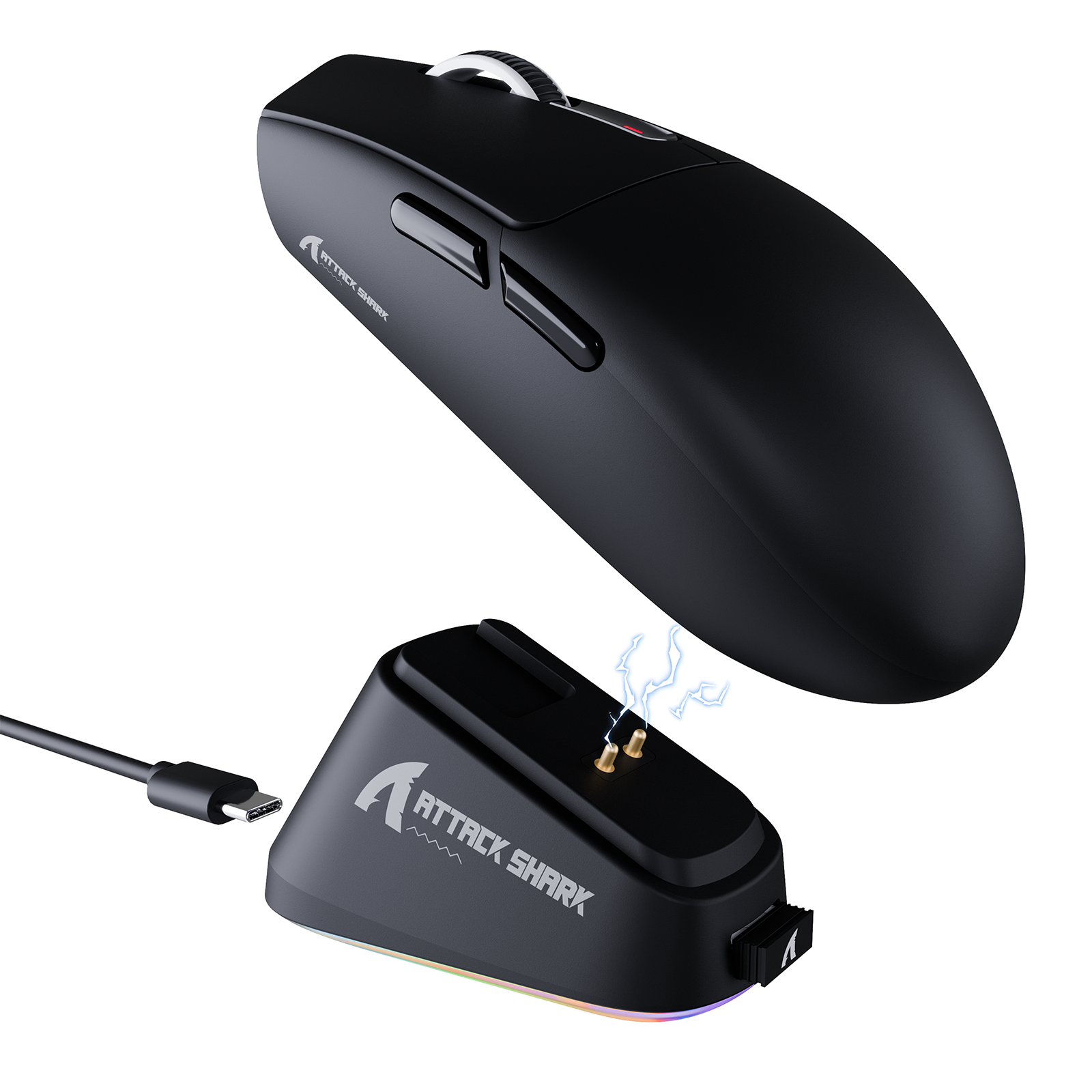 ATTACK SHARK G3PRO Tri-mode Wireless Gaming Mouse with Charge Dock 25000 DPI Ultra Lightweight