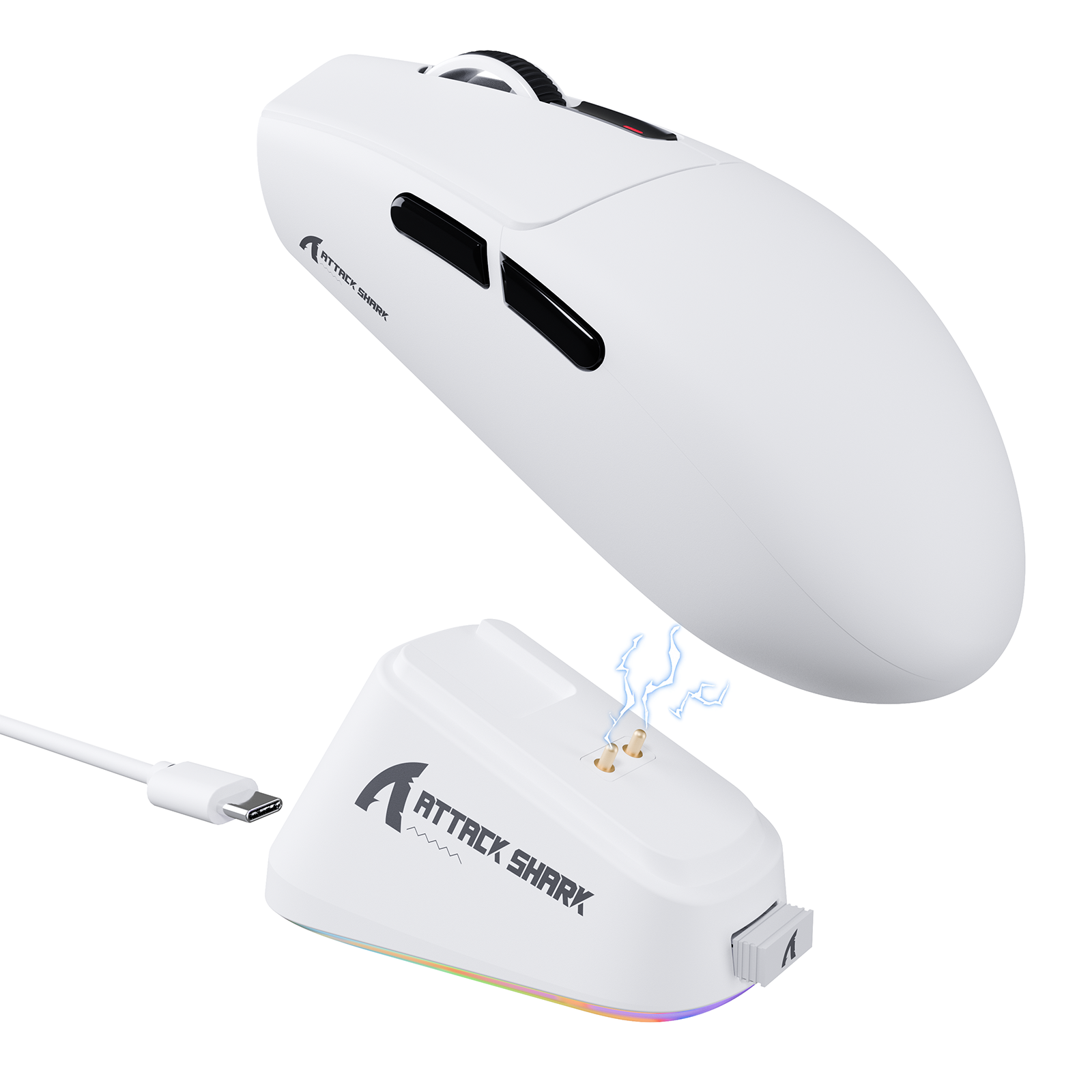 ATTACK SHARK G3PRO Tri-mode Wireless Gaming Mouse with Charge Dock 25000 DPI Ultra Lightweight