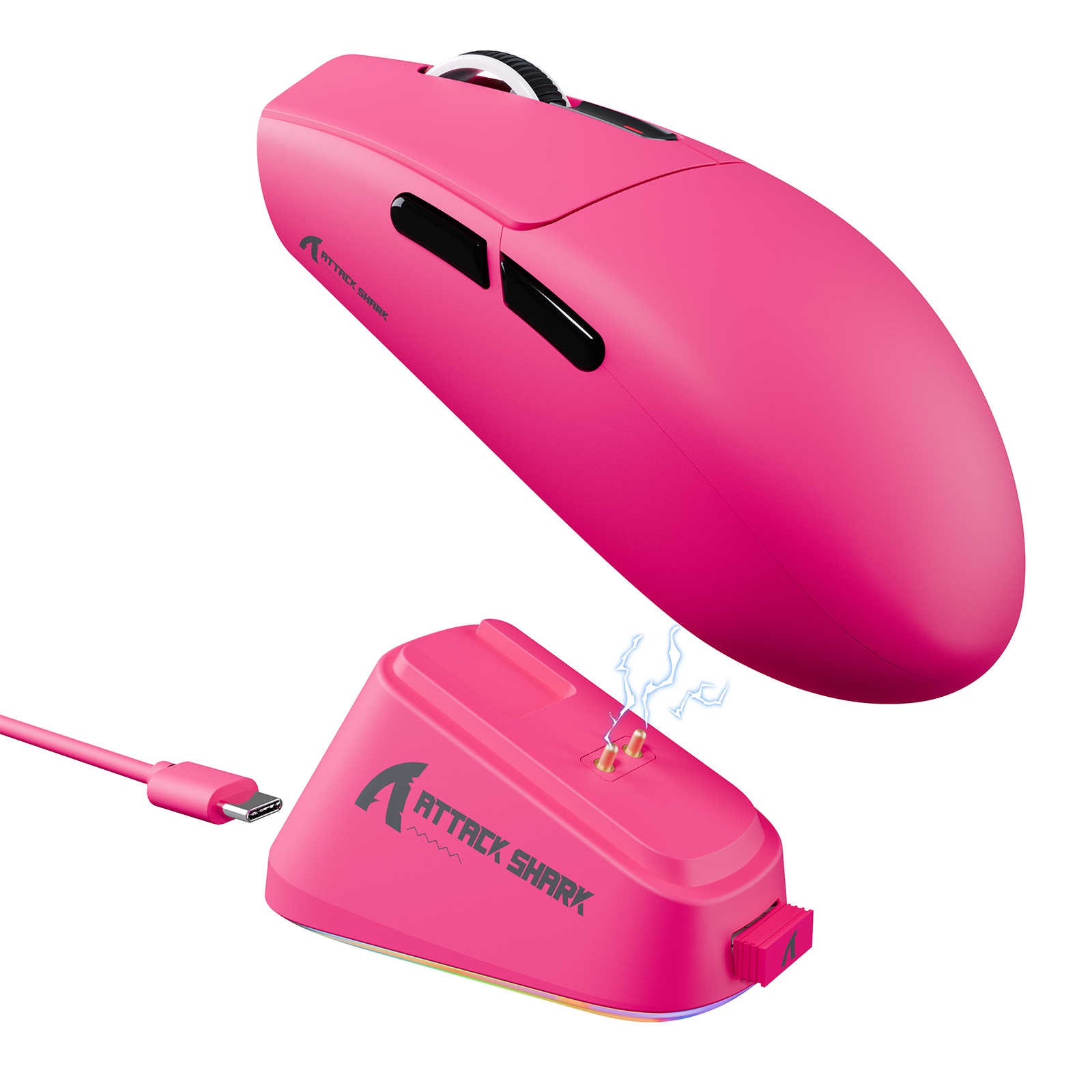 ATTACK SHARK G3PRO Tri-mode Wireless Gaming Mouse with Charge Dock 25000 DPI Ultra Lightweight