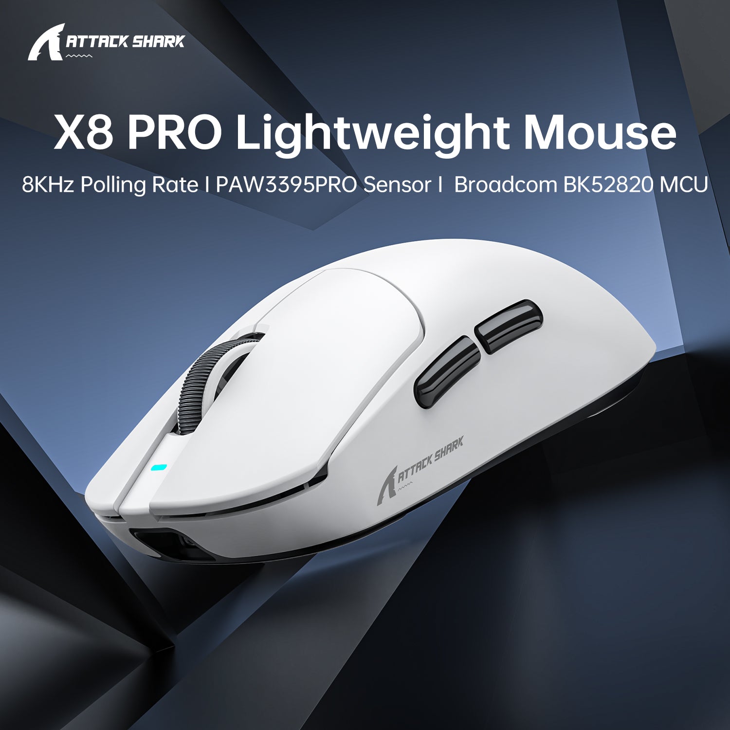 ATTACK SHARK X8PRO Tri-mode Wireless Gaming Mouse 40000 DPI Ultra Lightweight