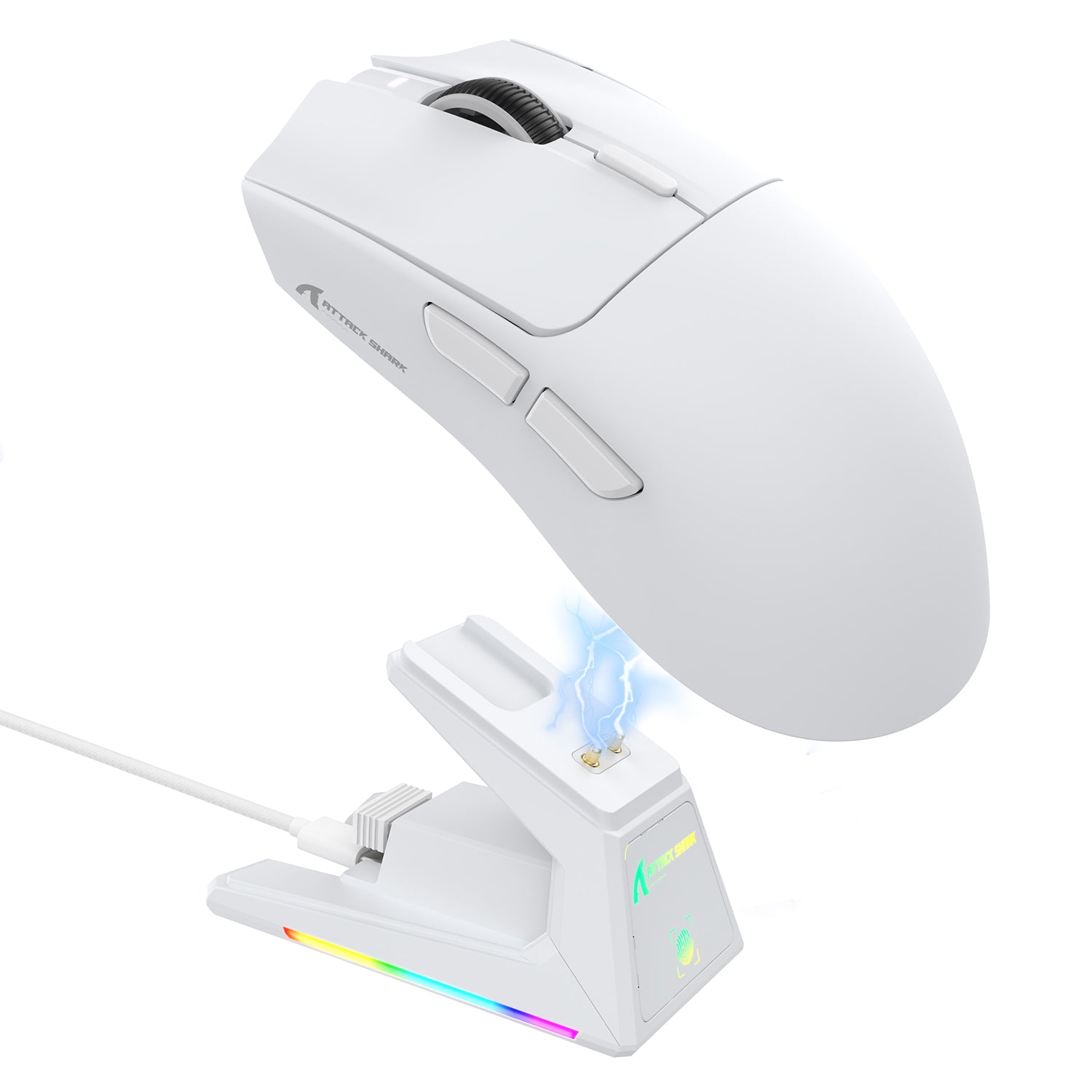 IRocks M31R RGB Mouse Gaming Wireless 66g - Sensore PAW3395 26000 DPI, Tri-Mode 2.4G/Bluetooth/USB-C, Interruttori Kailh GM8.0, Colore Marrone