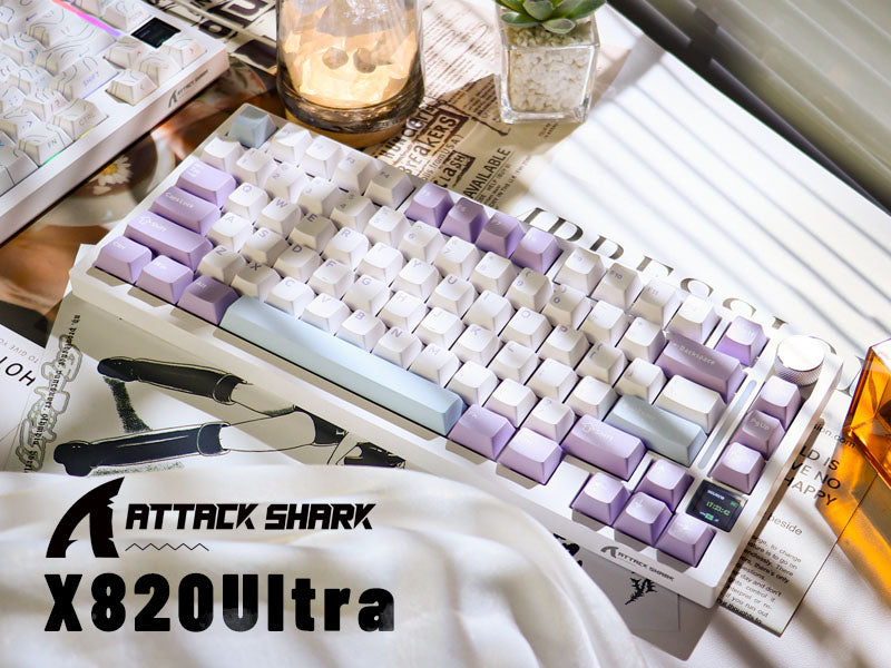 ATTACK SHARK X820Ultra Tri-mode Gasket Mechanical Keyboard