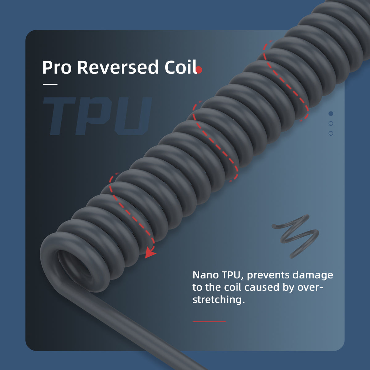 ATTACK SHARK x MAMBASNAKE C02 Coiled Cable