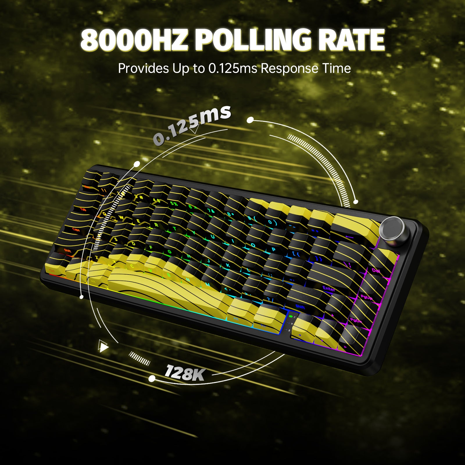 ATTACK SHARK X65PRO HE Wireless Rapid Trigger Keyboard Magnetic Switch