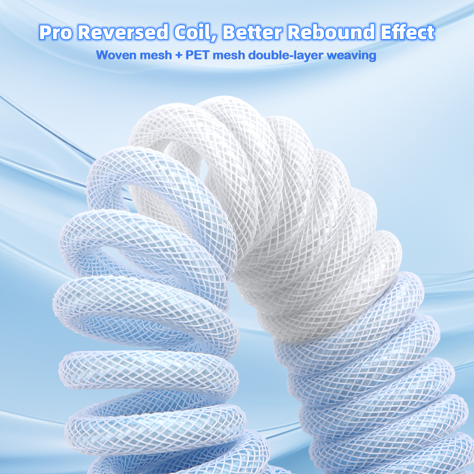 ATTACK SHARK C01ULTIMATE Coiled Cable for 8KHz Magnetic Keyboard