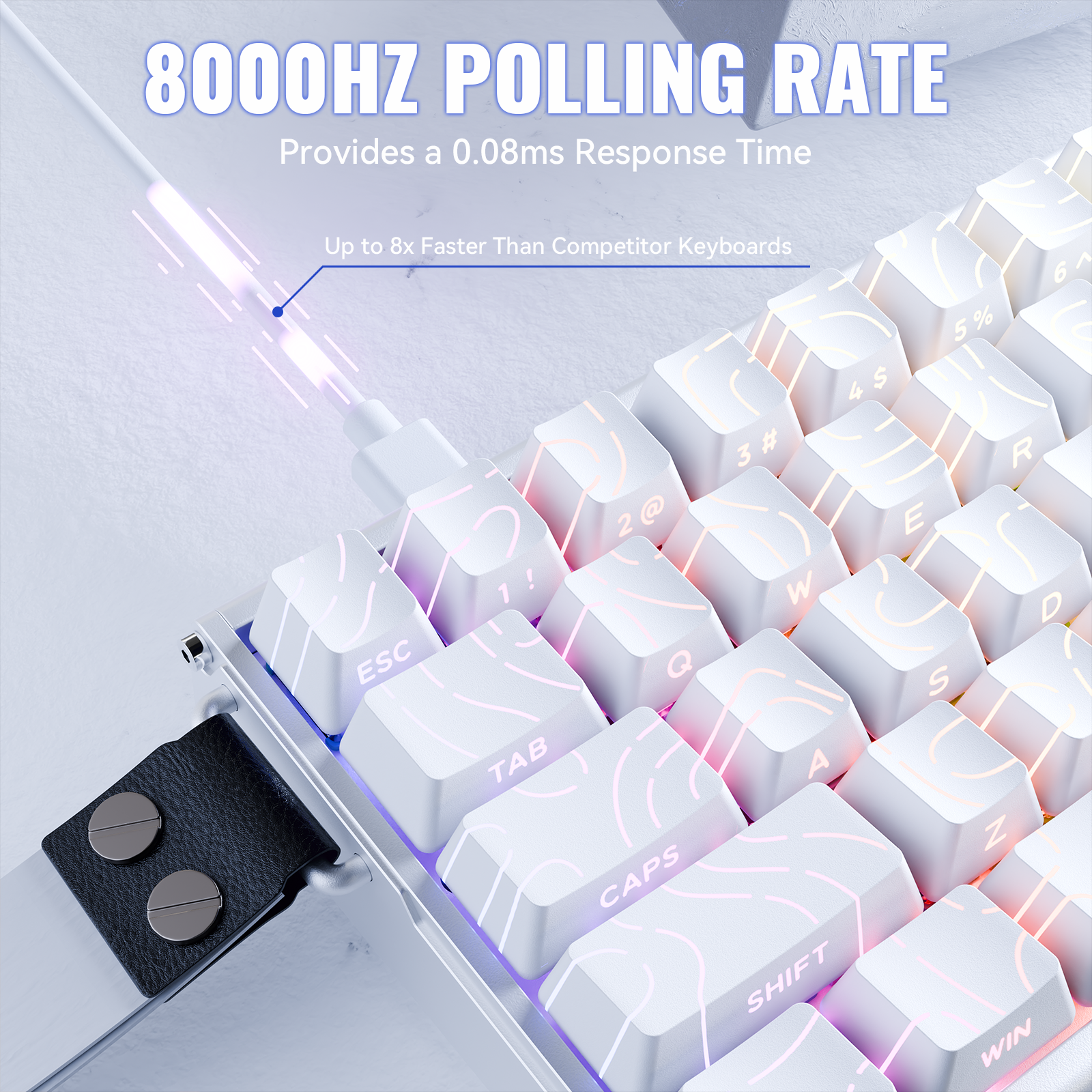 ATTACK SHARK X68MAX HE Rapid Trigger Aluminum Keyboard Magnetic Switch