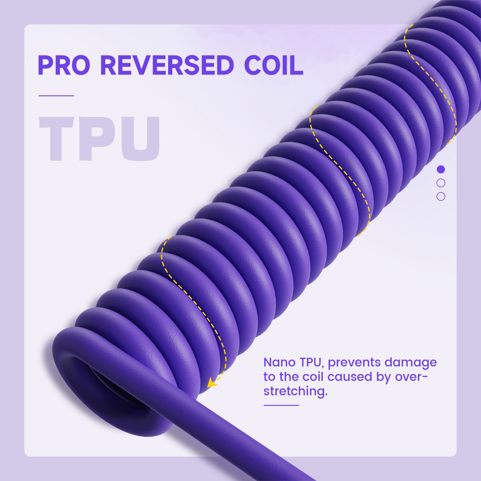 ATTACK SHARK C01Ultra Custom Aviator Cable for 8KHz Magnetic Keyboard