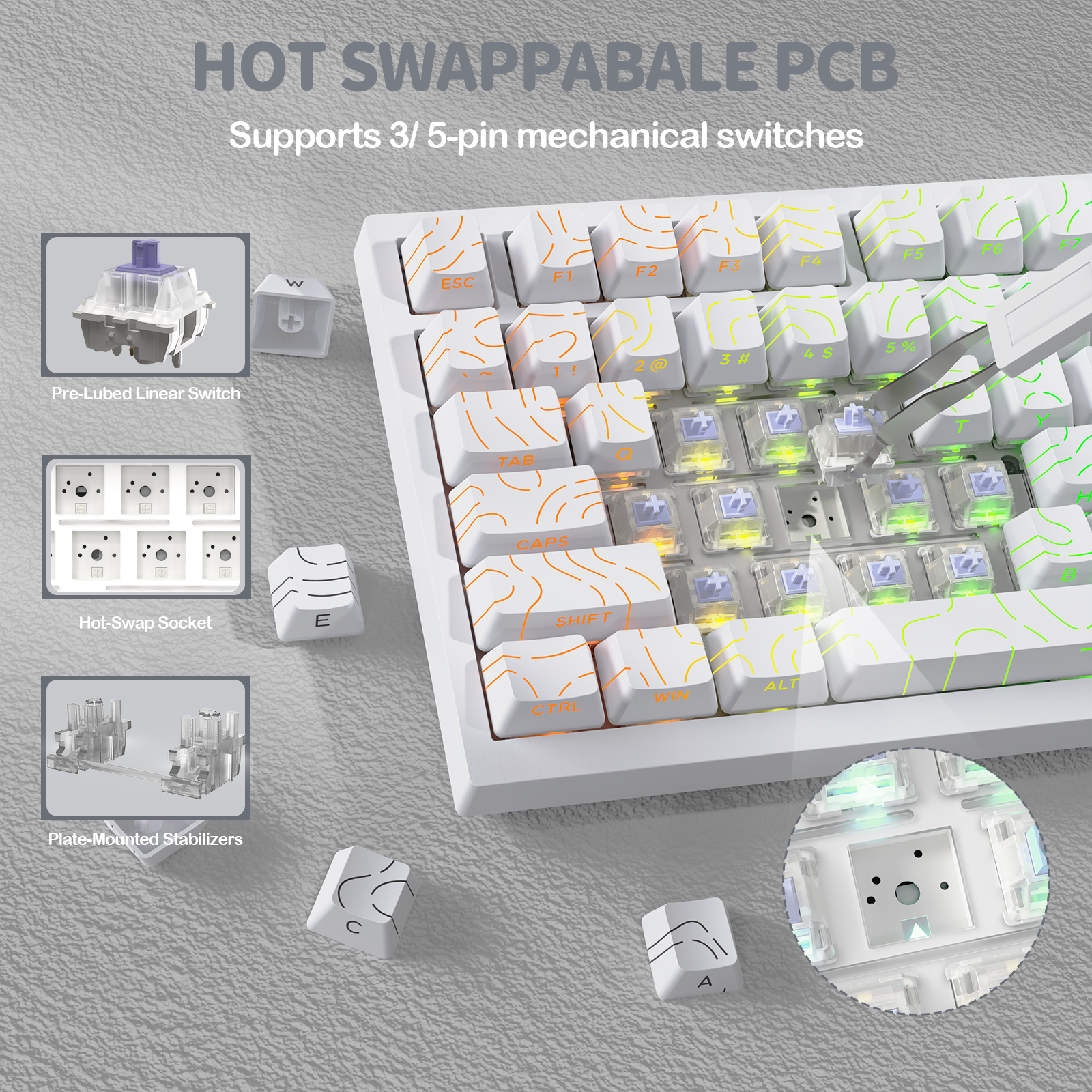 ATTACK SHARK X820Ultra Tri-mode Gasket Mechanical Keyboard
