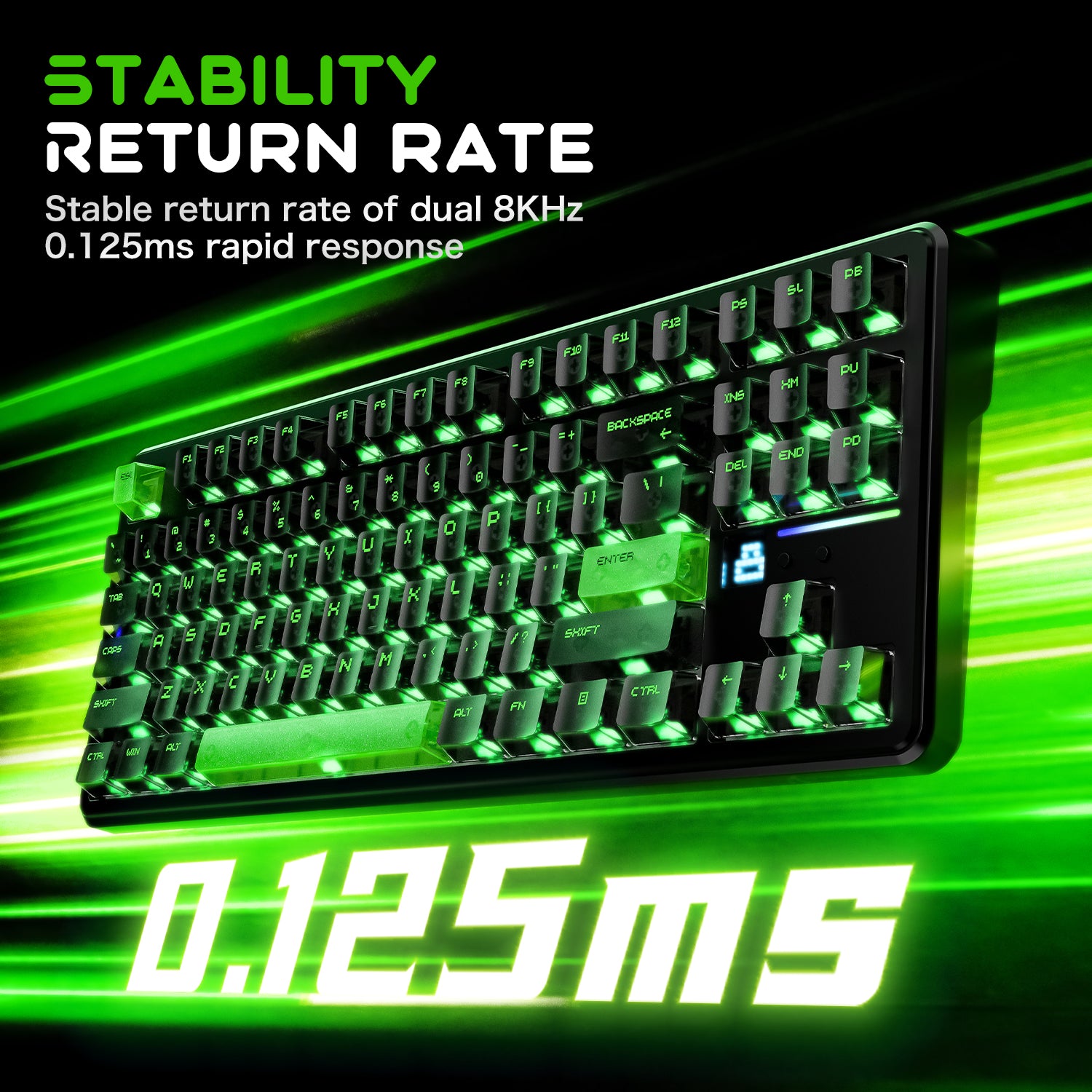 ATTACK SHARK X87 ULTRA Wireless Mechanical Keyboard With 8K Wireless Receiver