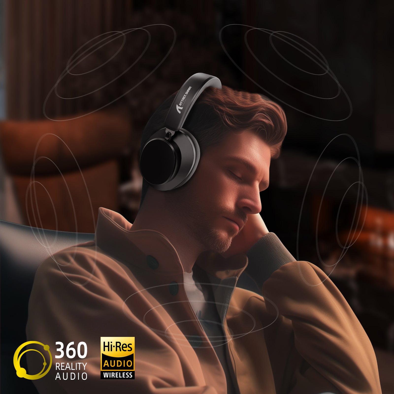 ATTACK SHARK G500 Headset - Immersive Audio Experience