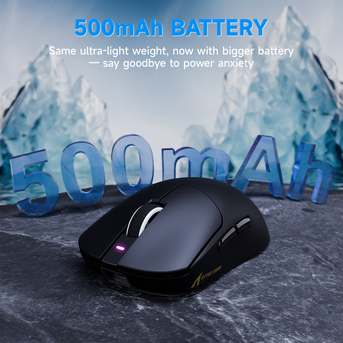 ATTACK SHARK X8 PLUS Tri-mode Wireless Gaming Mouse With C06 ULTRA Cable