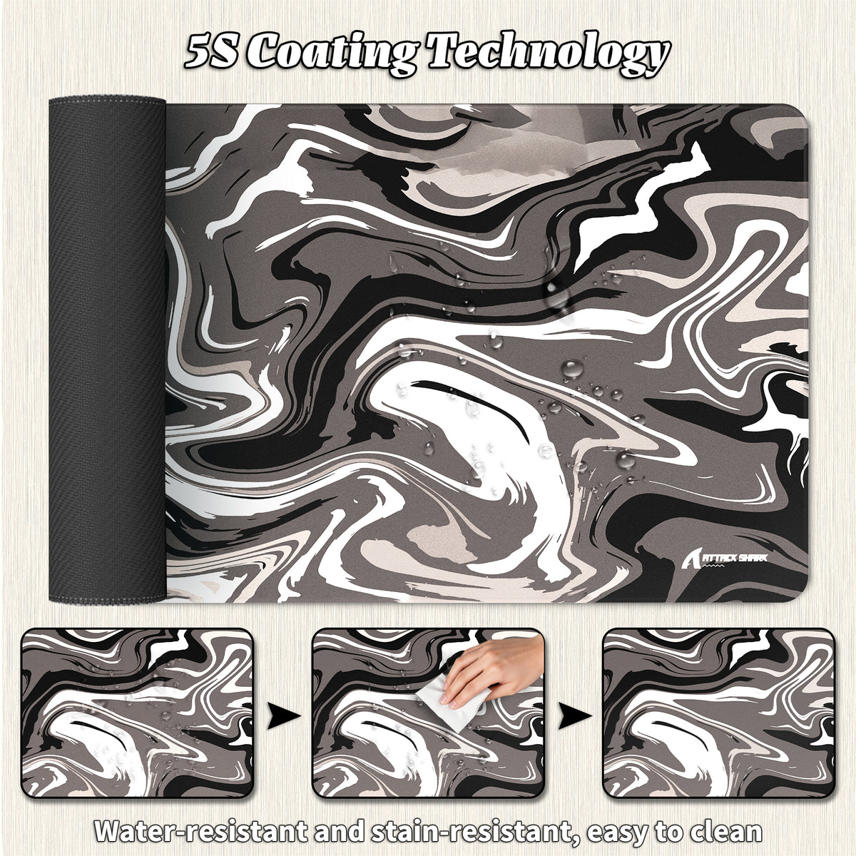 ATTACK SHARK CM02PRO eSport Gaming Mousepad (900x400x4 MM)