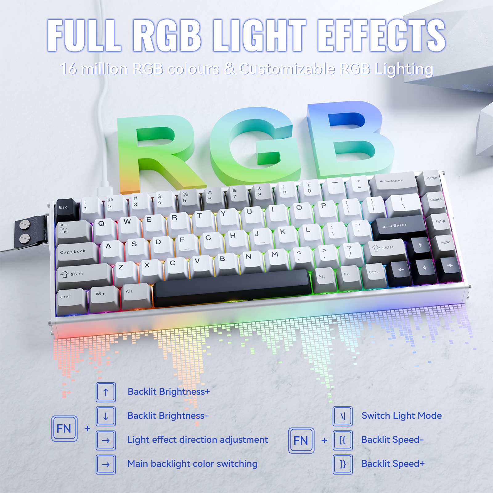 ATTACK SHARK X68MAX HE Rapid Trigger Aluminum Keyboard Magnetic Switch