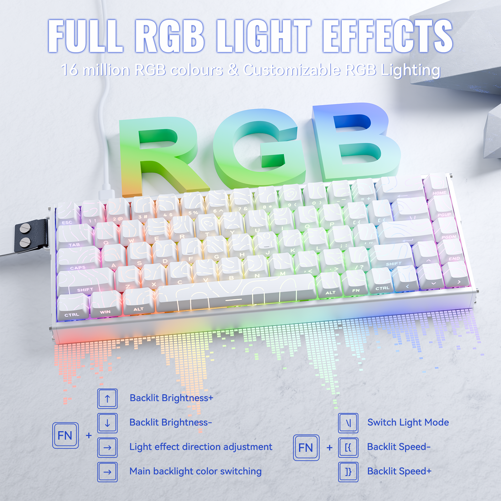 ATTACK SHARK X68MAX HE Rapid Trigger Aluminum Keyboard Magnetic Switch