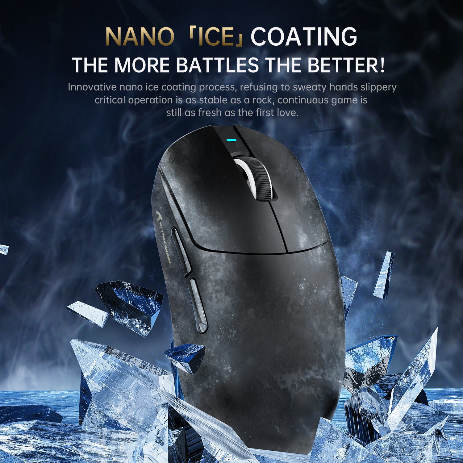 ATTACK SHARK X8PRO Tri-mode Wireless Gaming Mouse 40000 DPI Ultra Lightweight