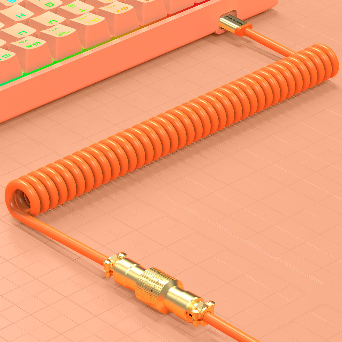 ATTACK SHARK x MAMBASNAKE C02 Coiled Cable