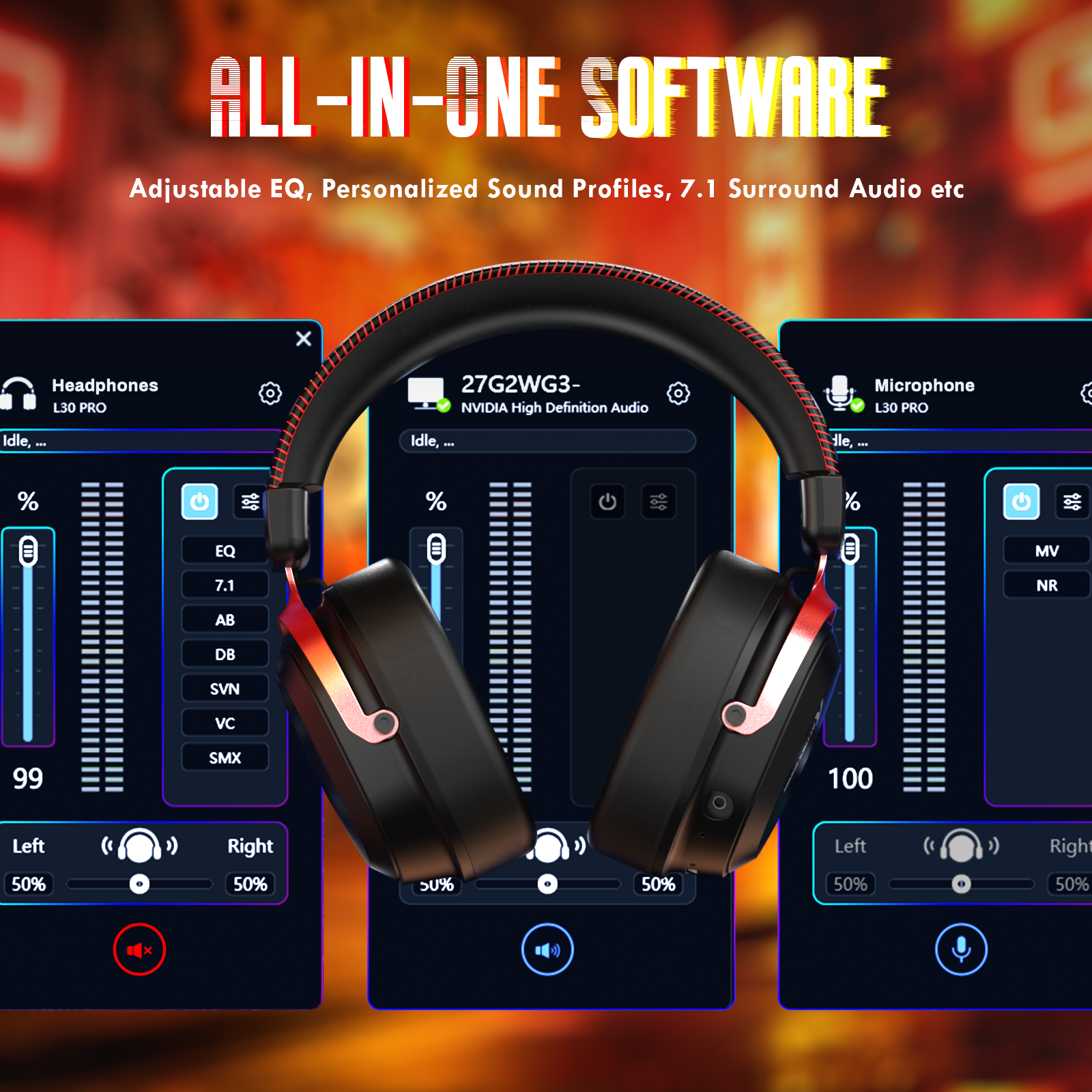 ATTACK SHARK L30PRO Wireless Gaming Headset