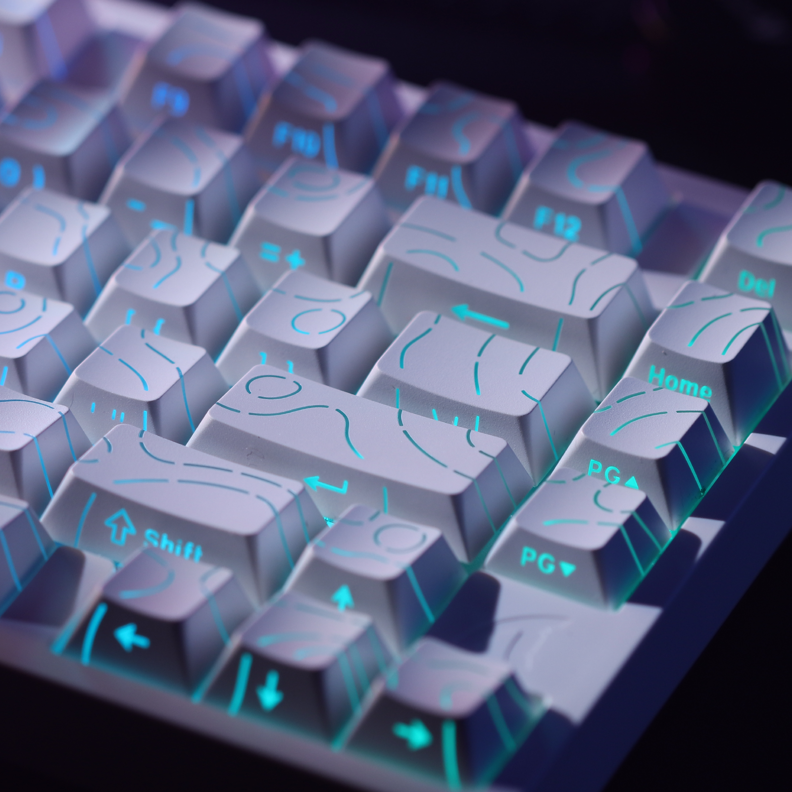 ATTACK SHARK R82 HE Wired 75% Gaming Keyboard with C01ULTRA LED Cable