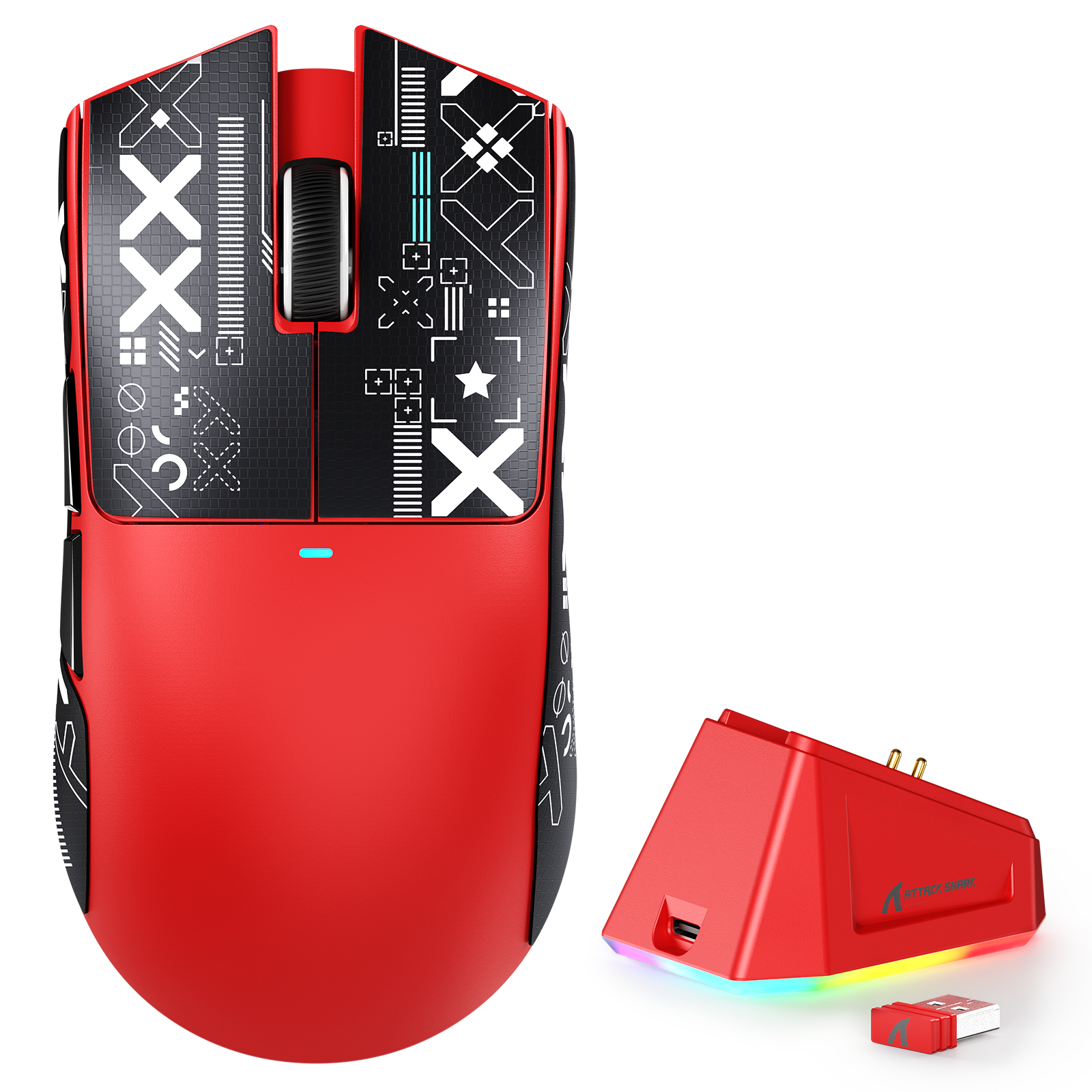 ATTACK SHARK X11 Wireless Gaming Mouse with Charging Dock
