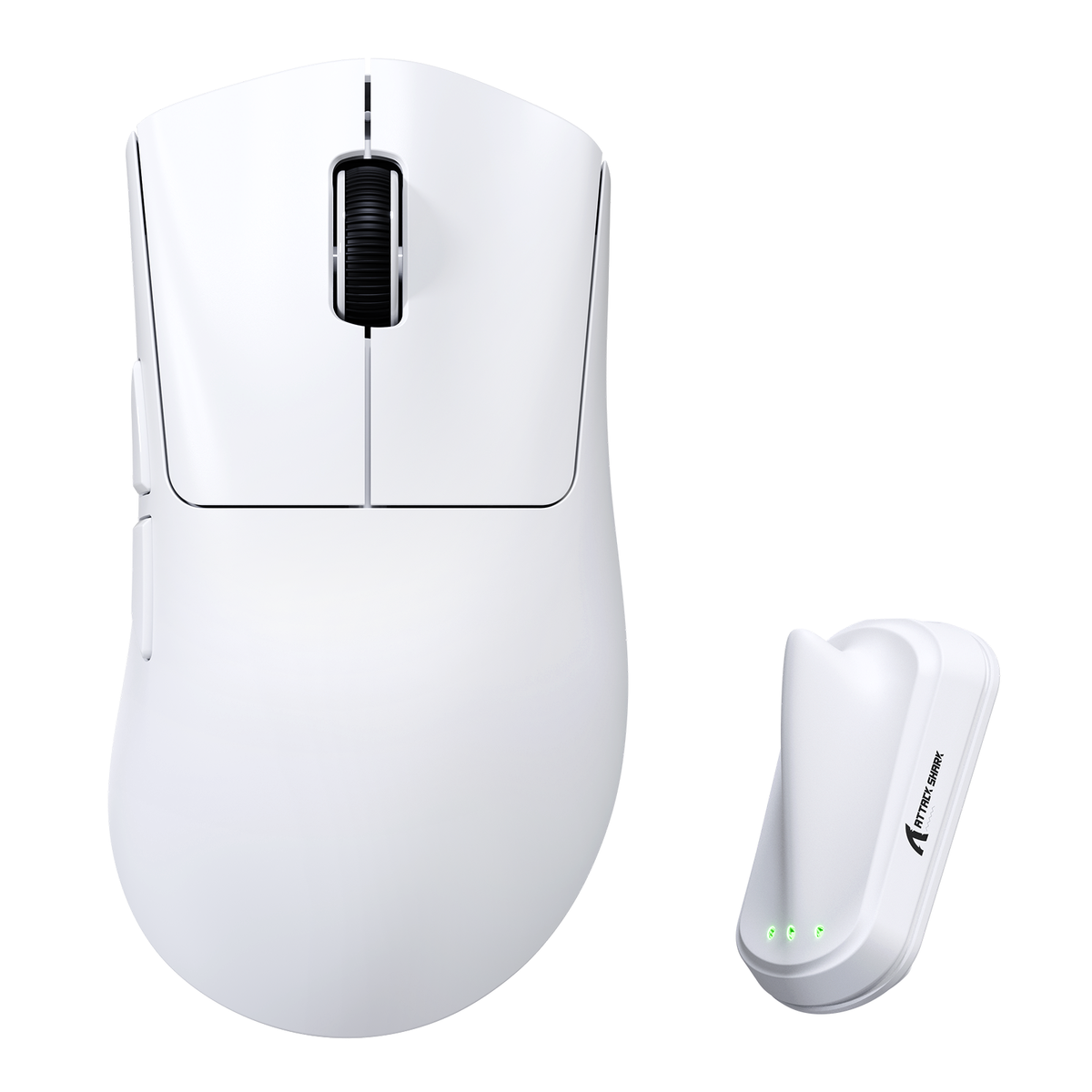 Editorial hero showing a wireless mouse as the central choice for work and gaming use.