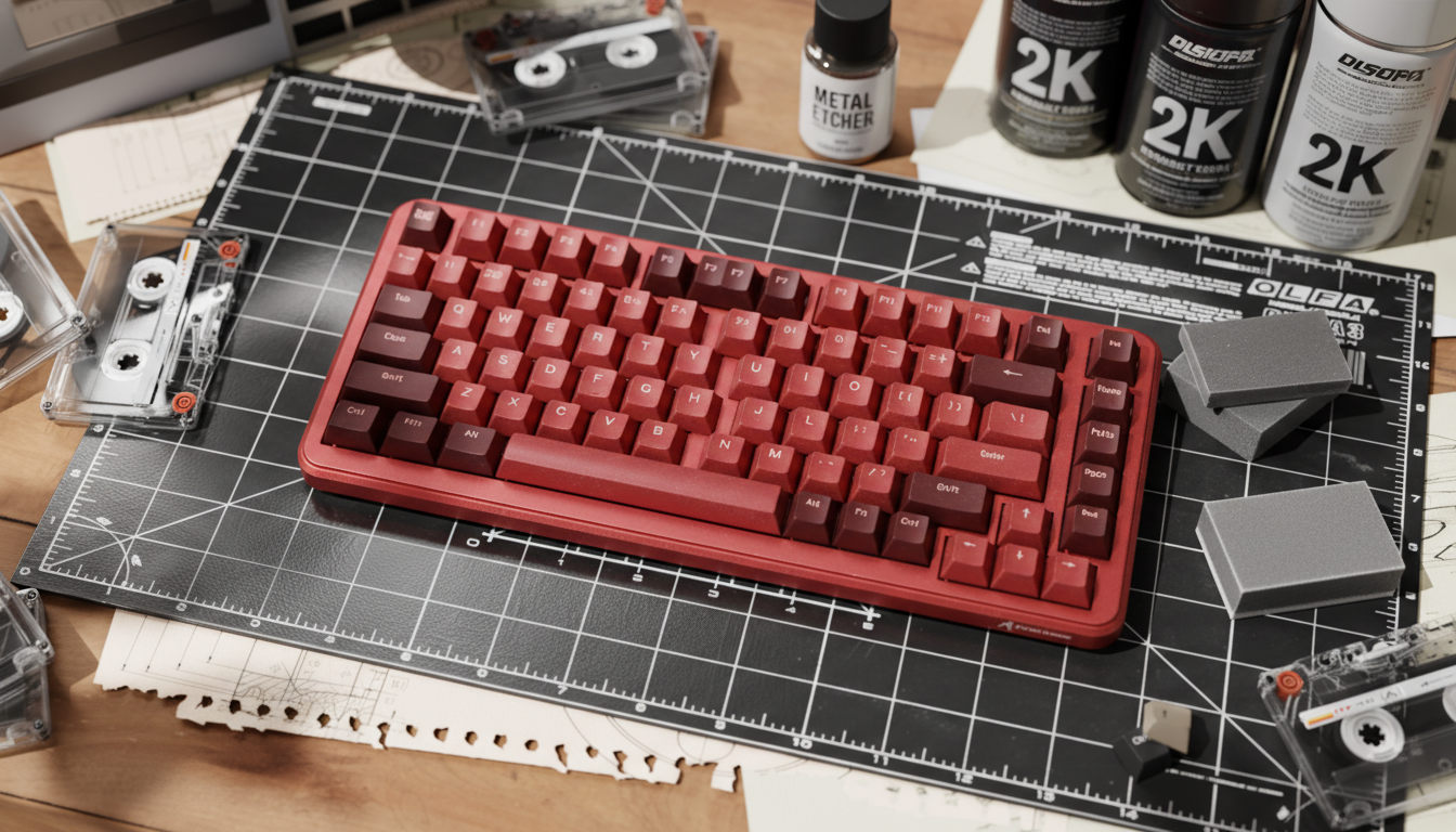 Powder Coating vs. Spray Paint: Customizing Aluminum Keyboards
