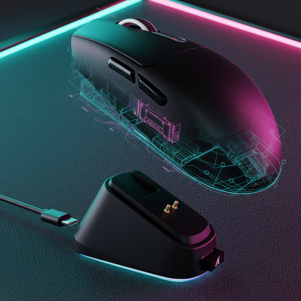 Computer Gaming Mouse Structure Weight Distribution and Center of Gravity in Pro Gaming Mice