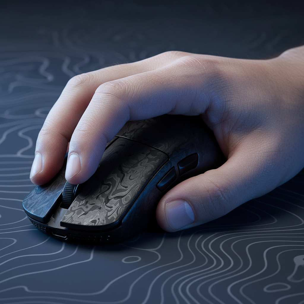 How Contact Points Influence Micro-flicks in Competitive Play