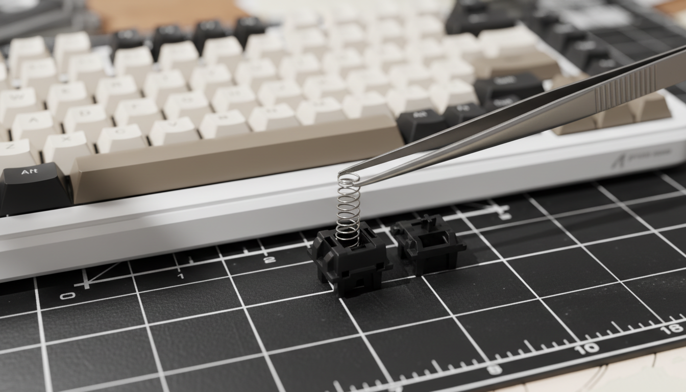 Reducing Actuation Force: Light Springs for High-Frequency Modifiers