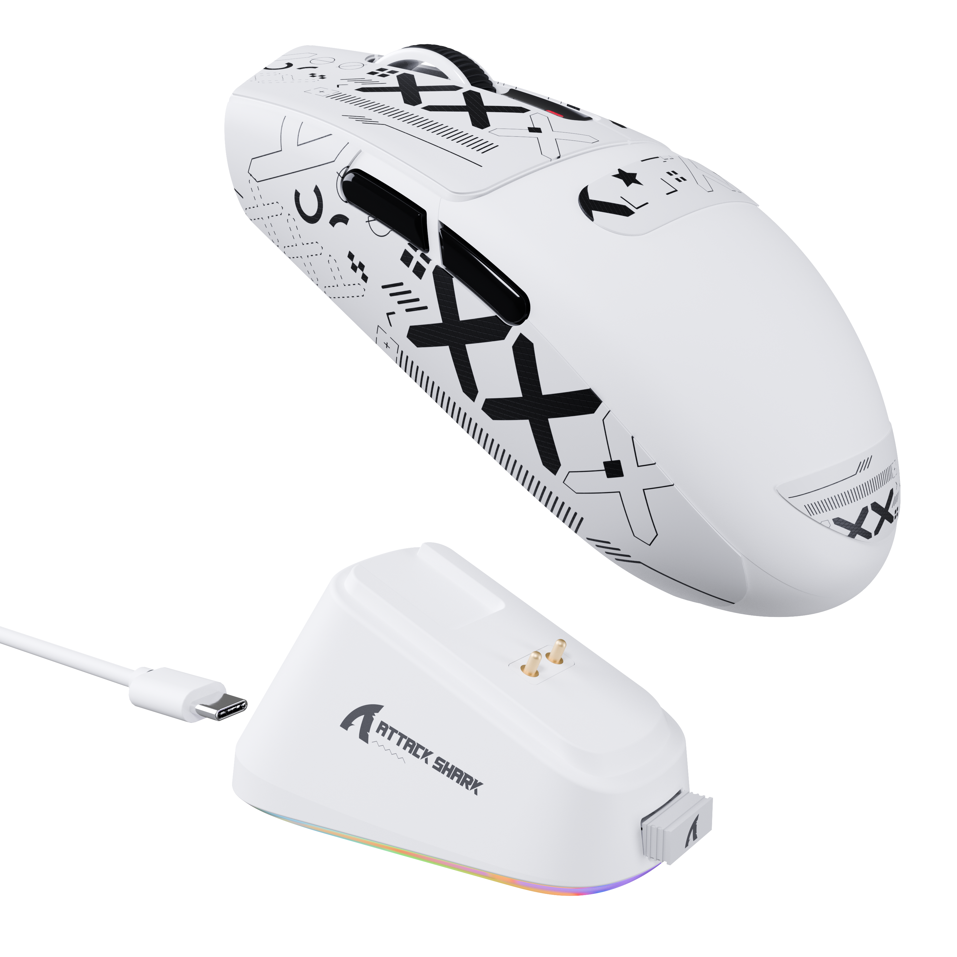 White with Tape