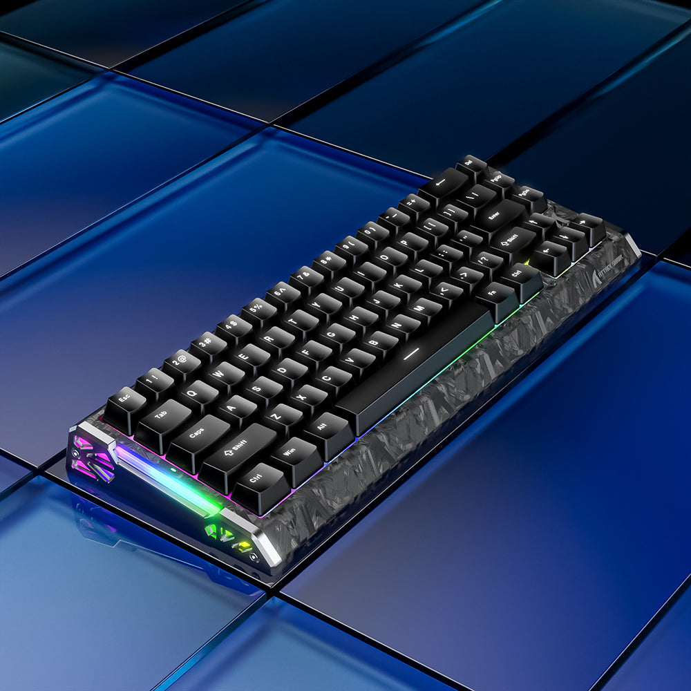 ATTACK SHARK R68 HE Carbon Fiber Rapid Trigger Keyboard Magnetic Switch