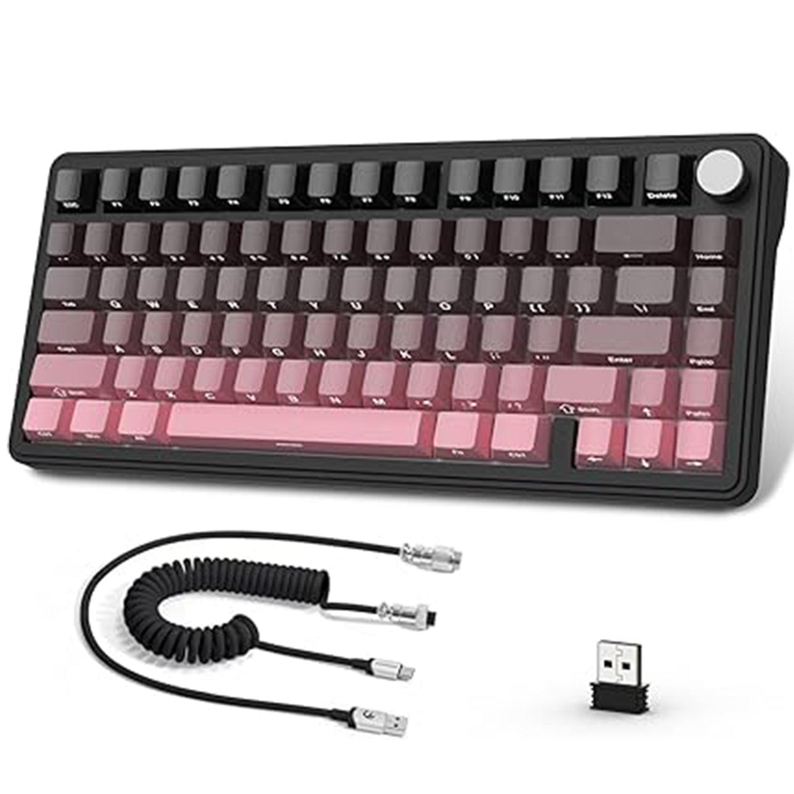 BlackBerry (with Coiled Pro Cable) / Linear White Jade Switch