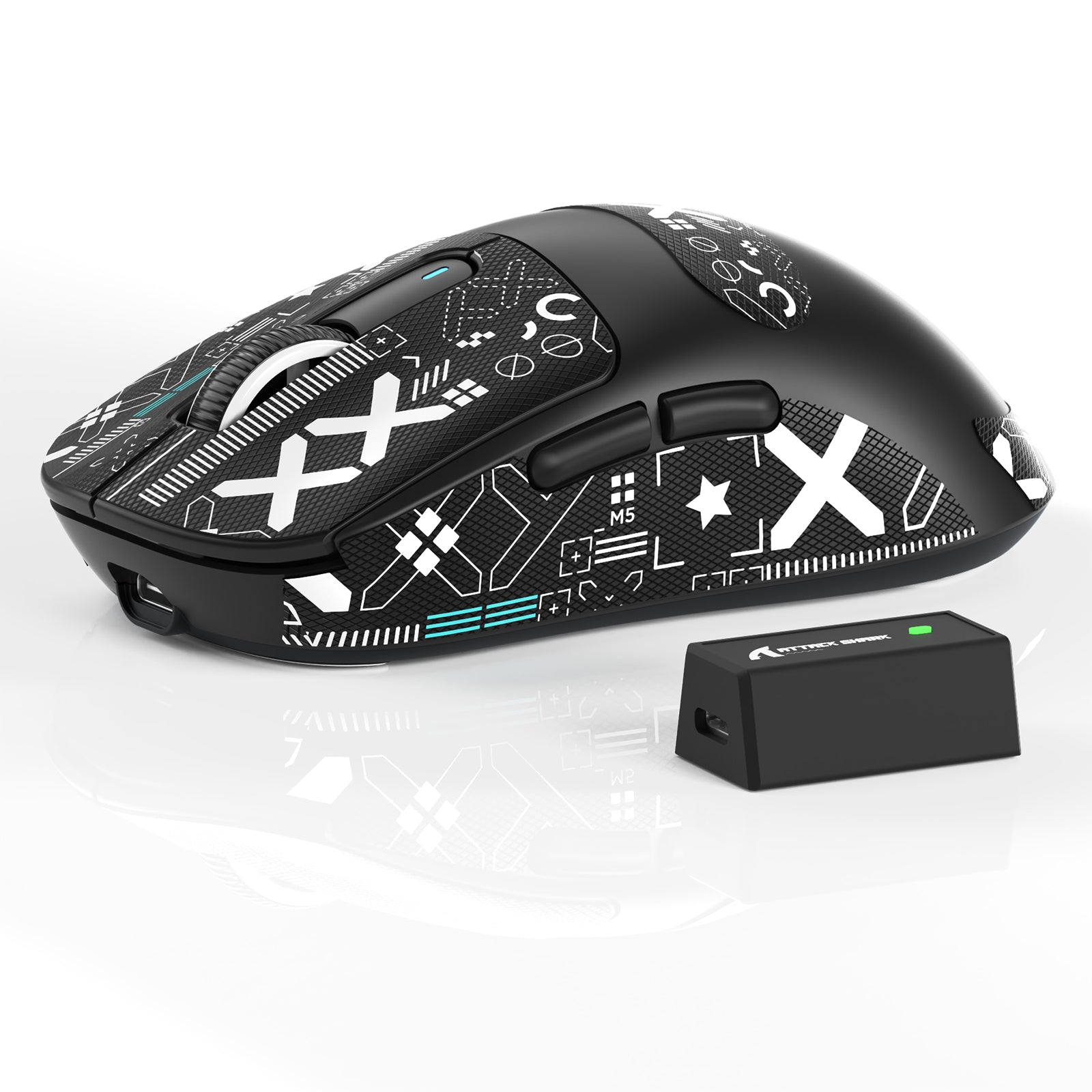 Souris de jeu 8K à trois modes ATTACK SHARK X3PRO