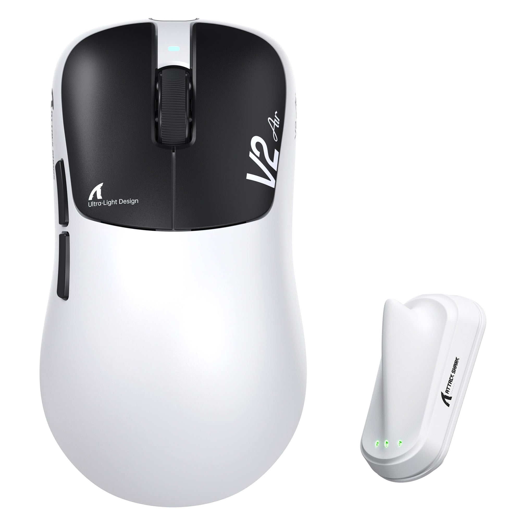 ATTACK SHARK V2 AIR PAW3955MAX Ergonomic Wireless Gaming Mouse