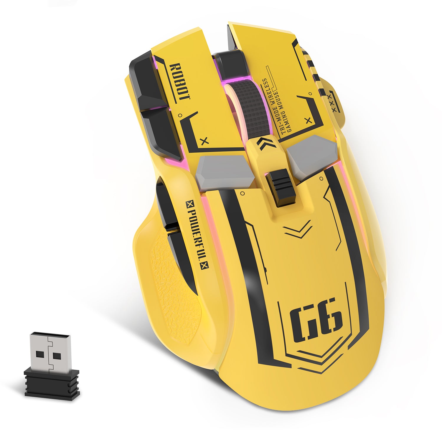 ATTACK SHARK G6 Tri-mode Gaming Mouse