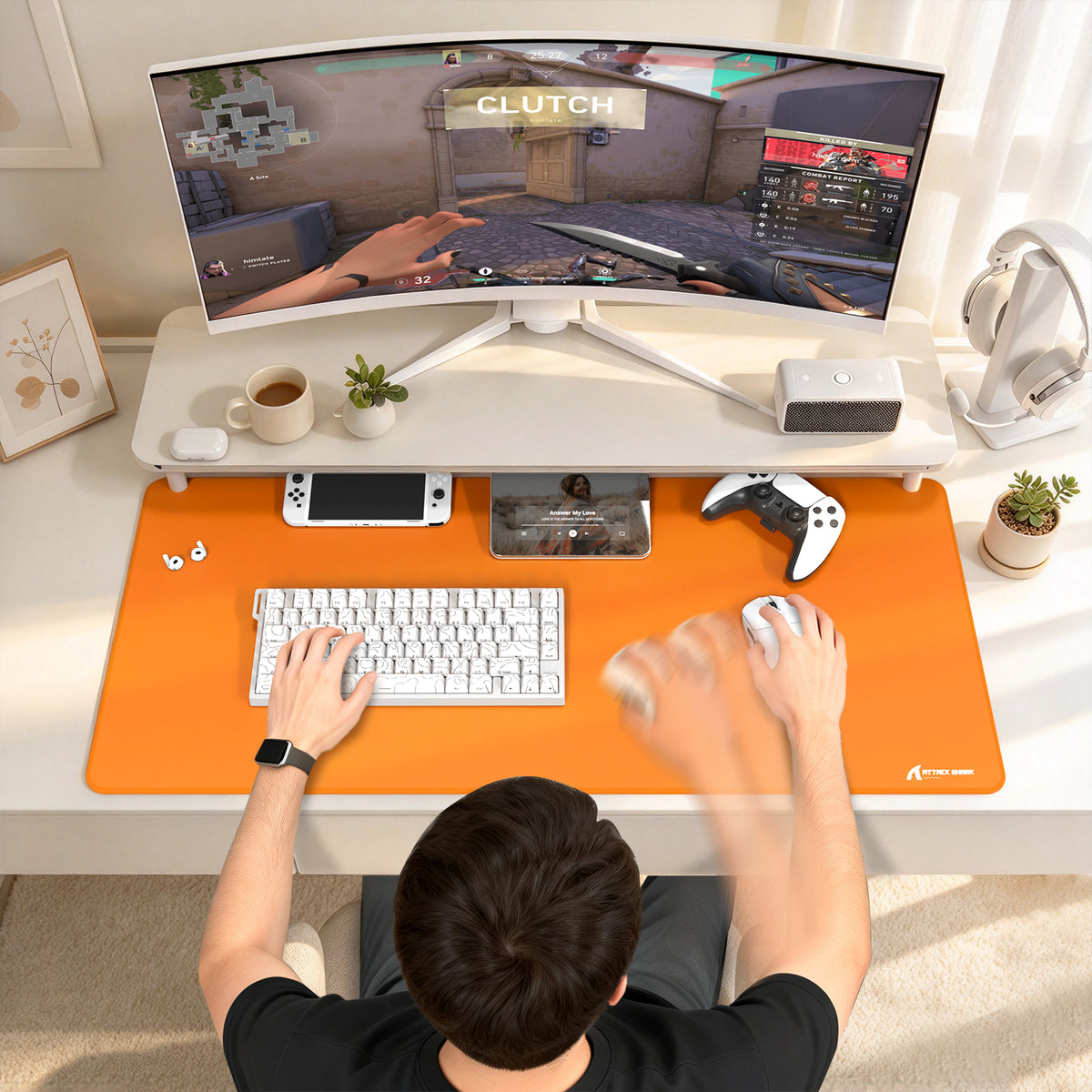 ATTACK SHARK CM02PRO eSport Gaming Mousepad (900x400x4 MM)