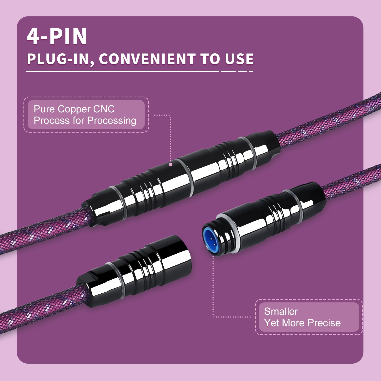 ATTACK SHARK C05 Coiled Cable