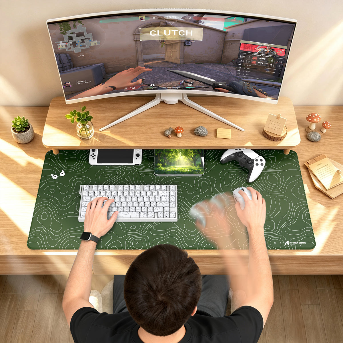 ATTACK SHARK CM02PRO eSport Gaming Mousepad (900x400x4 MM)