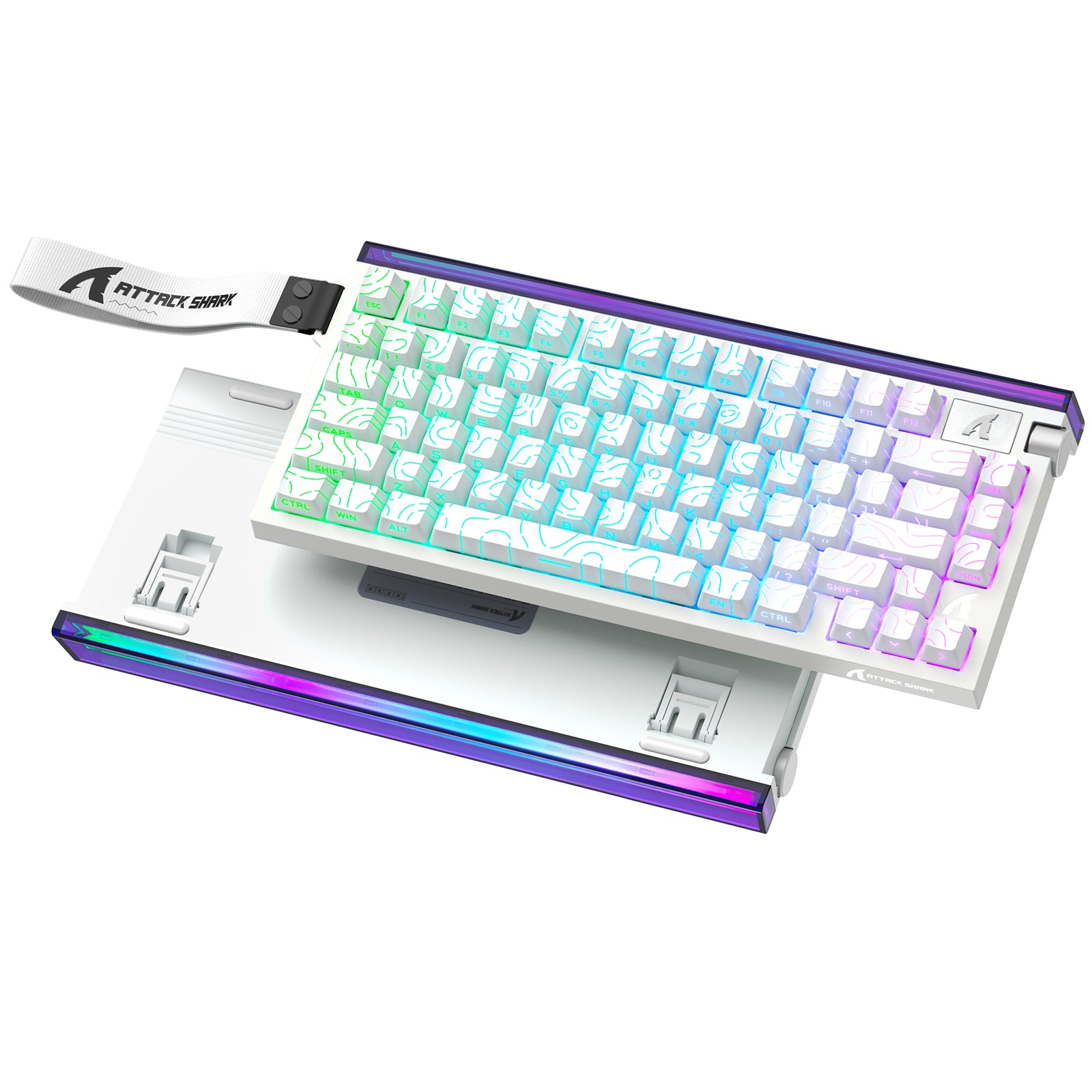 ATTACK SHARK R85 HE Rapid Trigger Keyboard Magnetic Switch with Custom Lightbox
