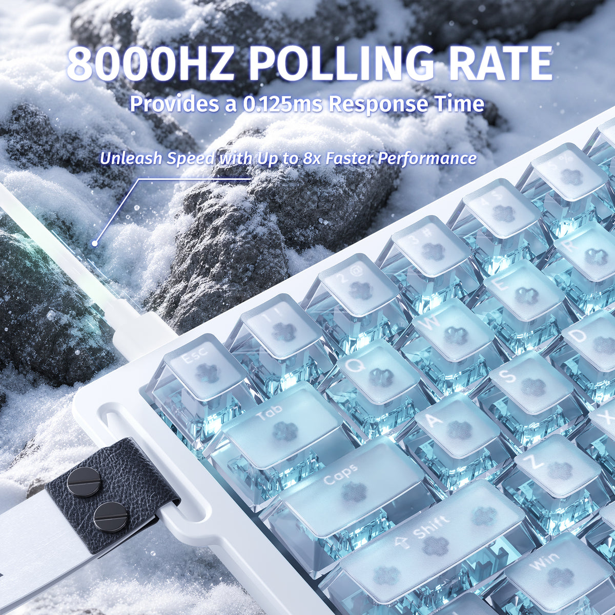 ATTACK SHARK X68 HE Rapid Trigger Keyboard Magnetic Switch