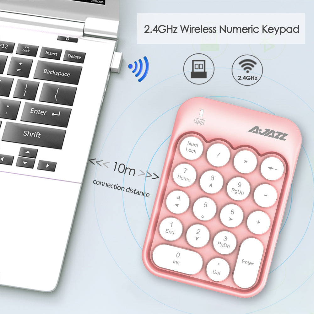 ATTACK SHARK X AJAZZ AK18 Wireless Numeric Keypad