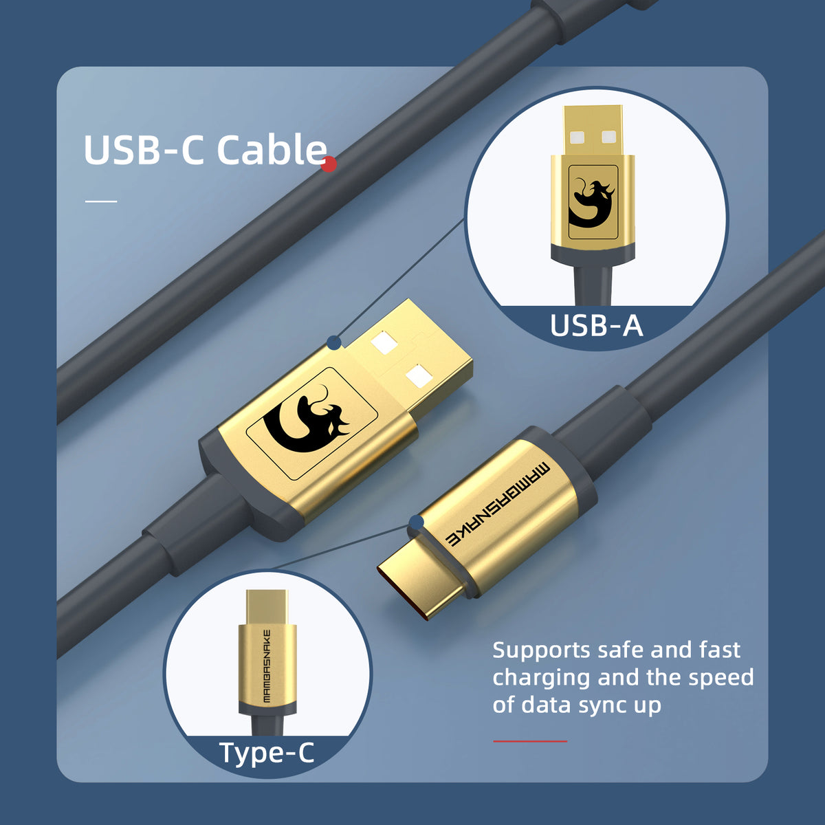 ATTACK SHARK x MAMBASNAKE C02 Coiled Cable