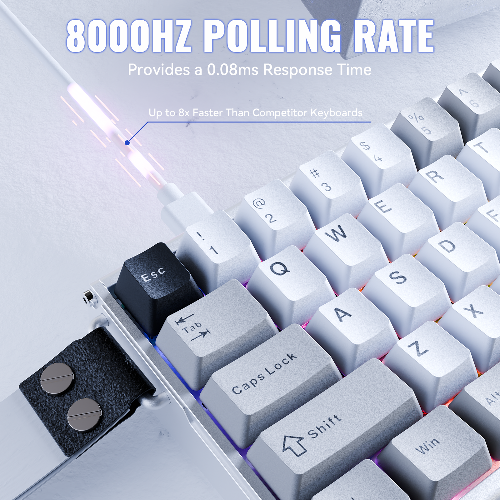 ATTACK SHARK X68MAX HE Rapid Trigger Aluminum Keyboard Magnetic Switch