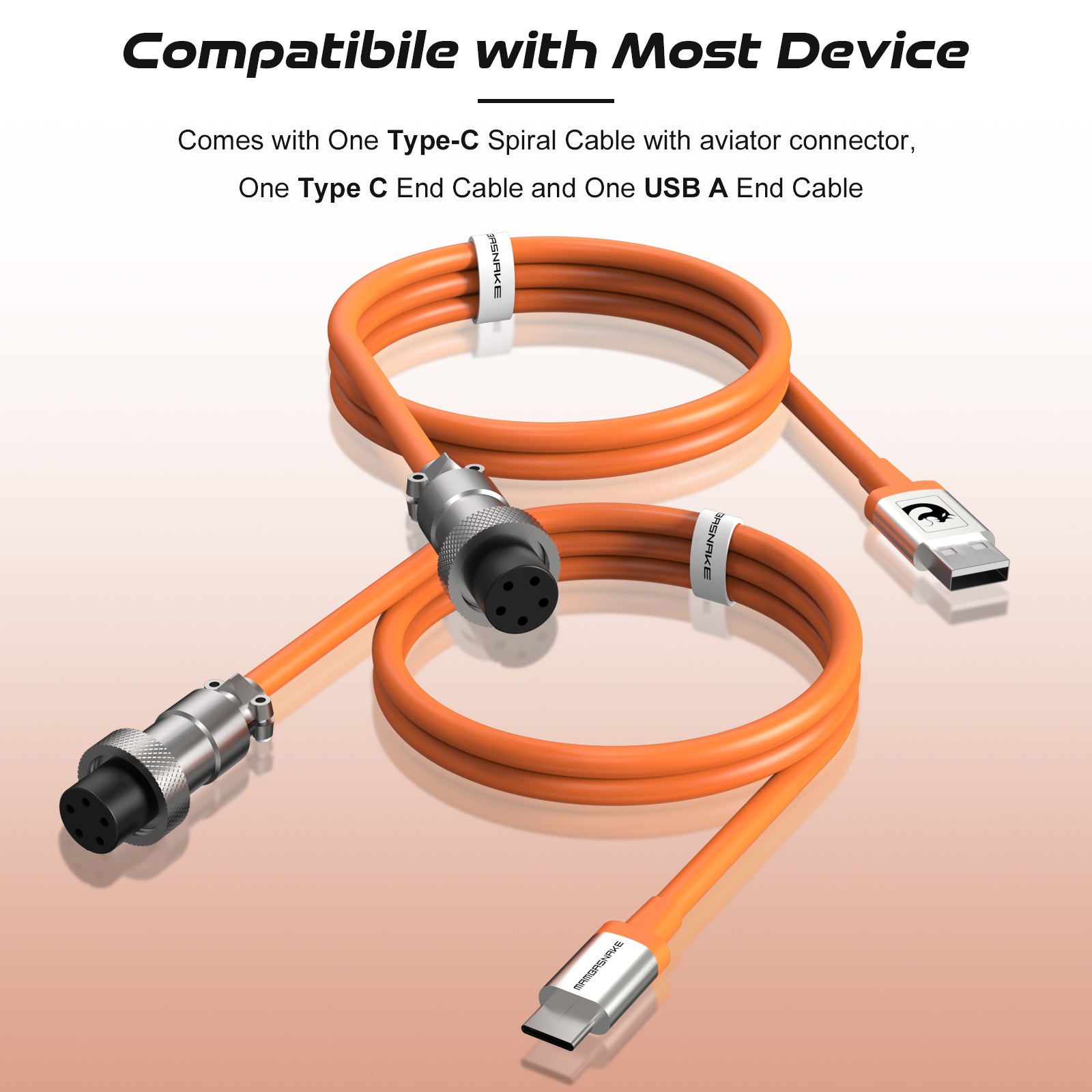 ATTACK SHARK C04 COILED CABLE