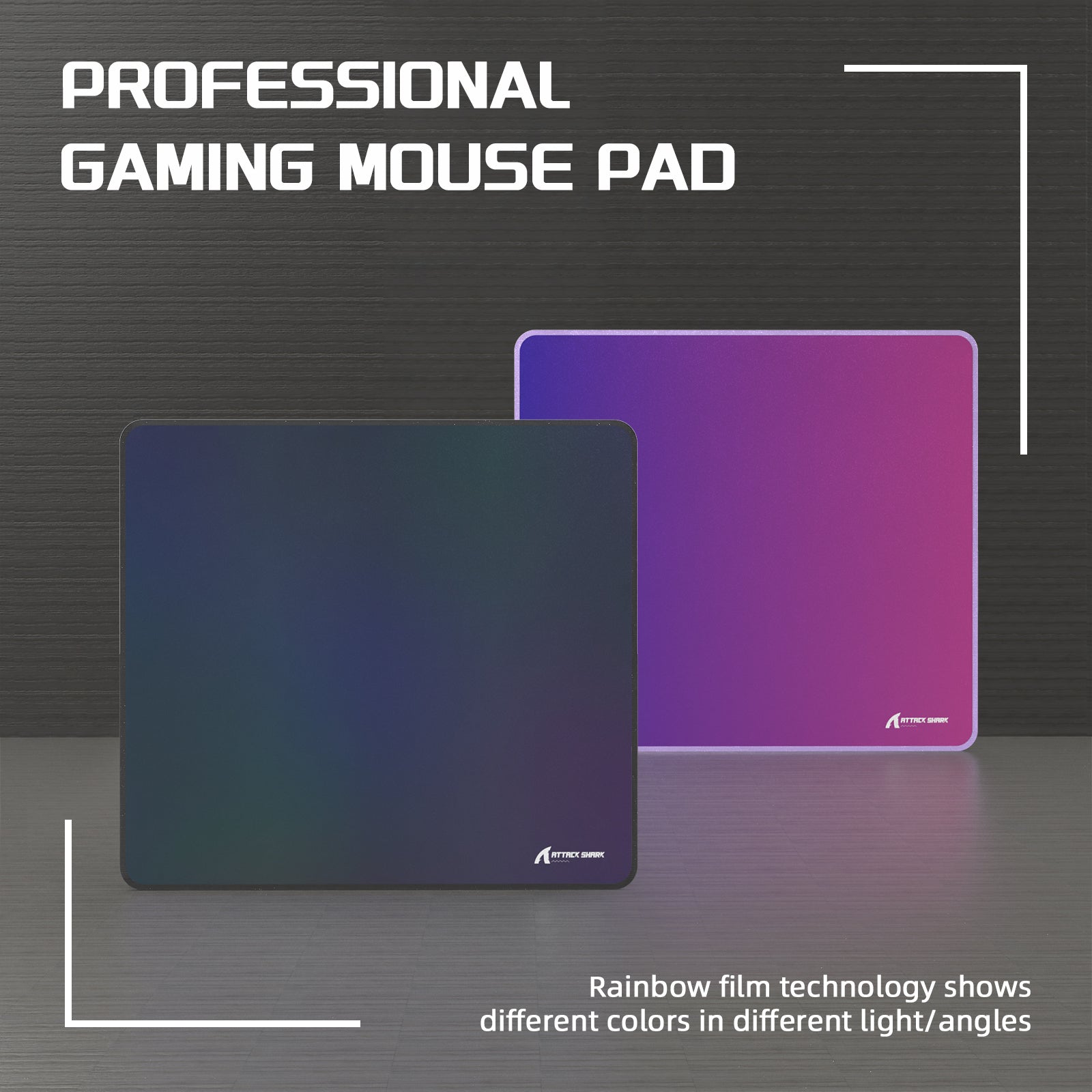 ATTACK SHARK CM03 eSport Gaming Mouse Pad (Rainbow Coated)