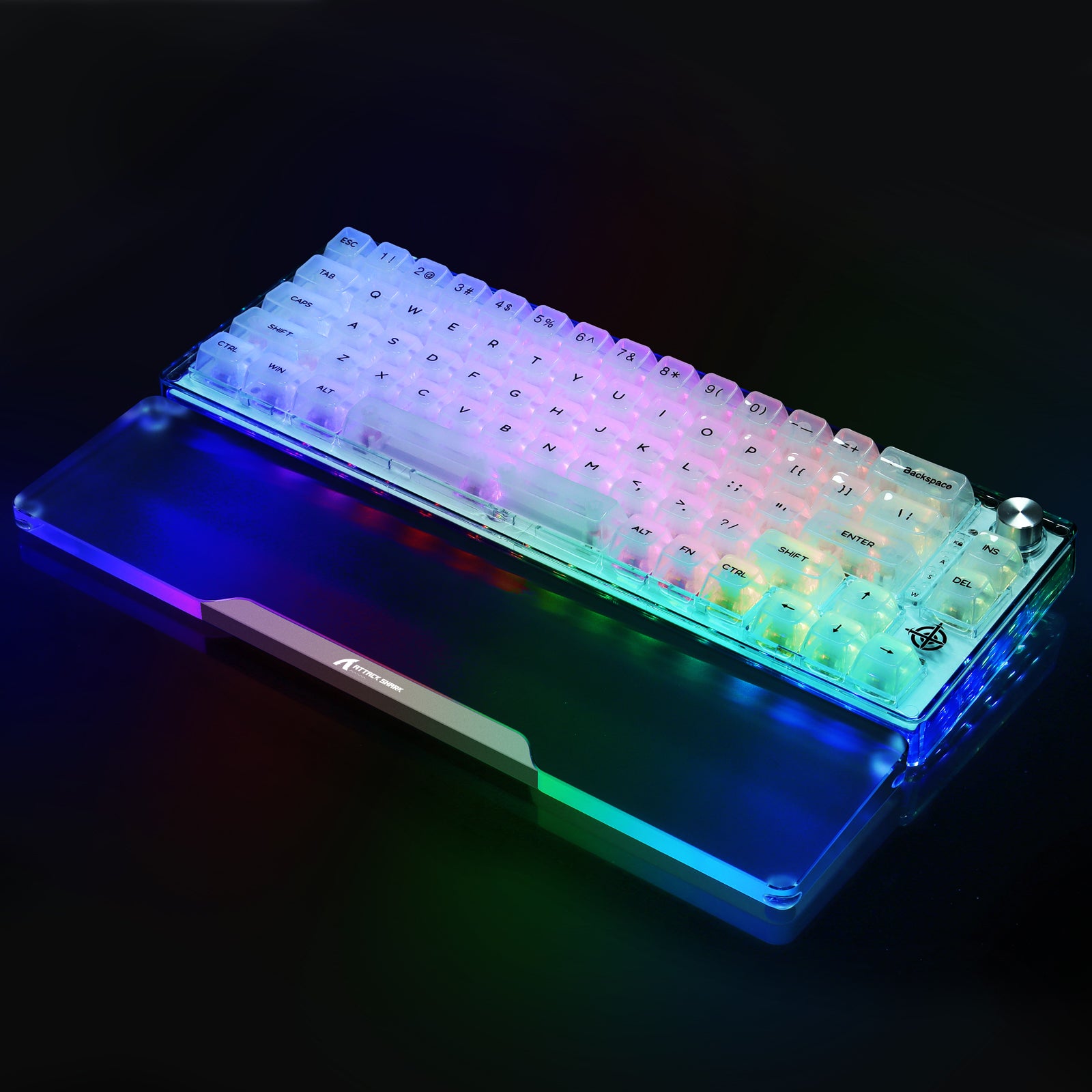 ATTACK SHARK 68 KEYS ACRYLIC WRIST REST