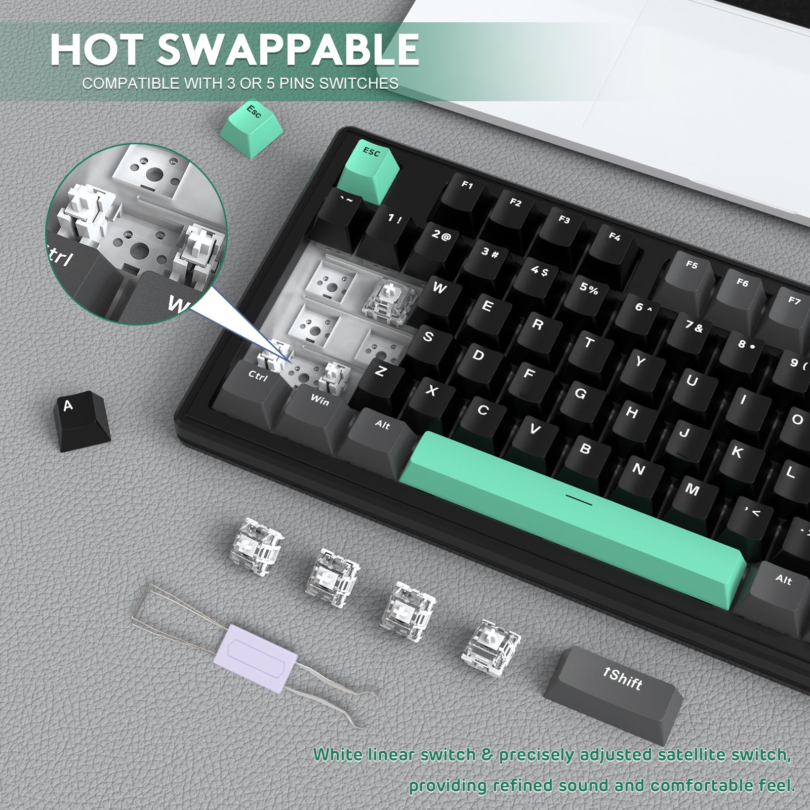 ATTACK SHARK M87 Wireless Mechanical Keyboard