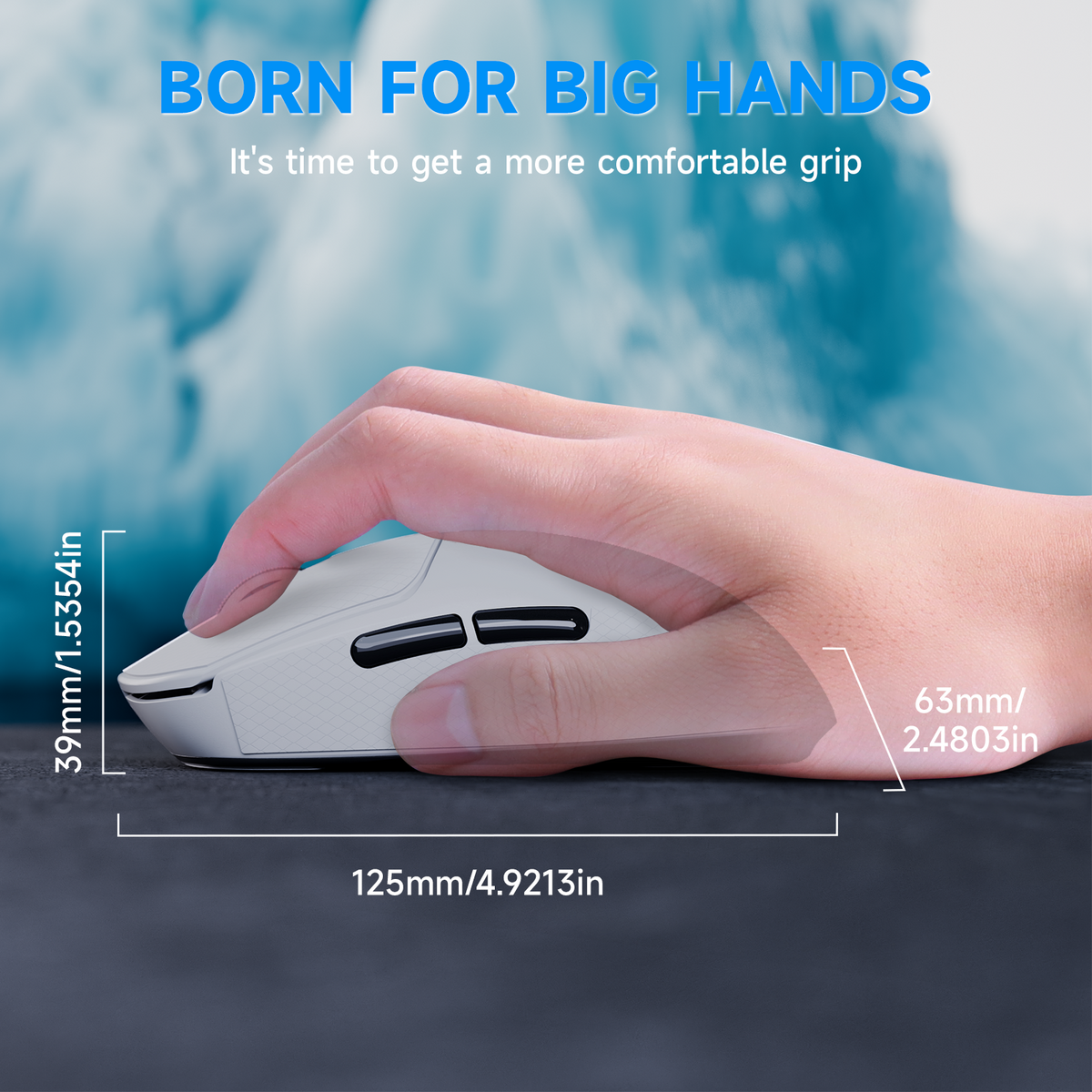 ATTACK SHARK X8 PLUS Tri-mode Wireless Gaming Mouse With C06 ULTRA Cable