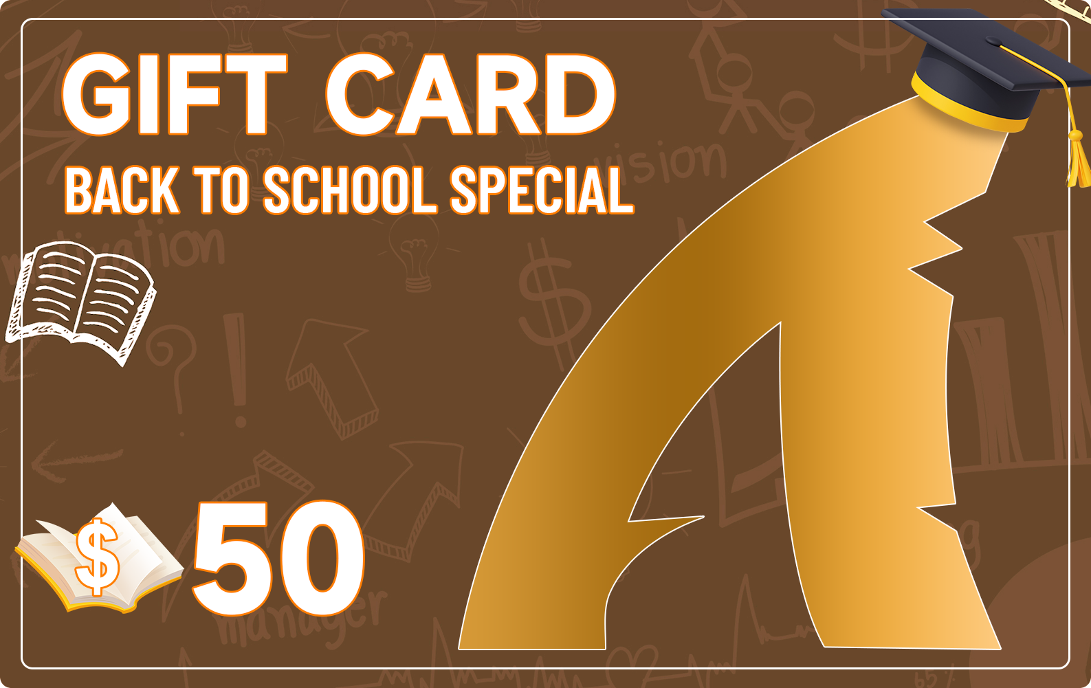 ATTACK SHARK BACK-TO-SCHOOL SPECIAL Gift Card