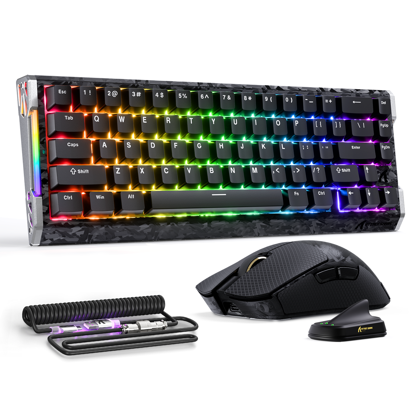 ATTACK SHARK X11 ULTRA & R68 HE Carbon Fiber Gaming Bundle